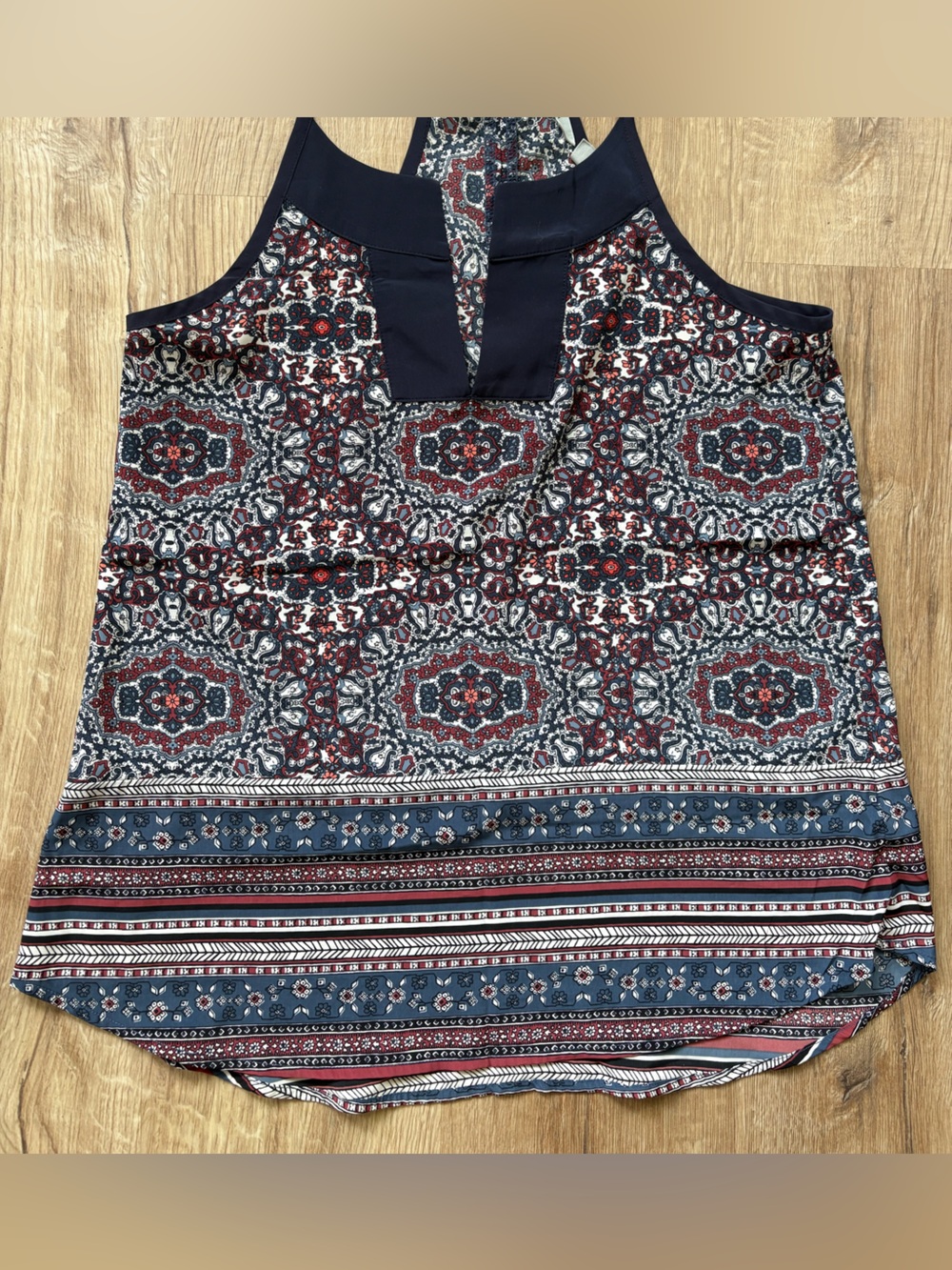 Athleta Dunes Paisley Halter Tank Top